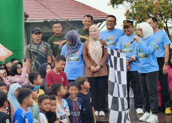 Bupati Waykanan Lepas Langsung Acara Jalan Sehat